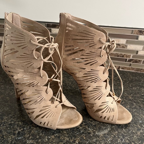 Also 4 1:2” sandal style bootie high heels. - Picture 2 of 5